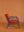 Ginger & Blue Jasper Colourblock Velvet Chair