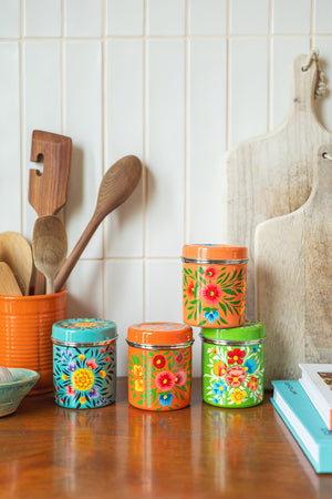 Coral Pink Kashmiri Spice Tin