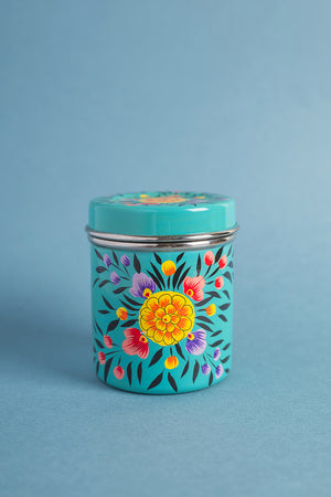 Blue Kashmiri Spice Tin