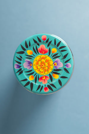 Blue Kashmiri Spice Tin