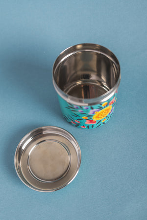 Blue Kashmiri Spice Tin