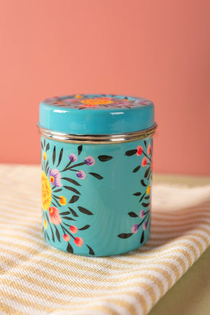 Blue Kashmiri Spice Tin