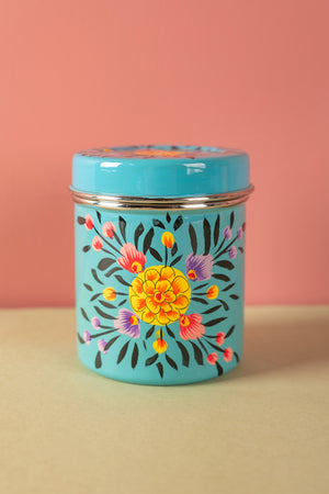 Blue Kashmiri Spice Tin