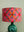 Pink & Orange Embroidered Small Lampshade