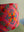 Pink & Orange Embroidered Small Lampshade