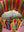 Colourful Fabric Knotted Stripe Lampshade