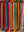Colourful Fabric Knotted Stripe Lampshade