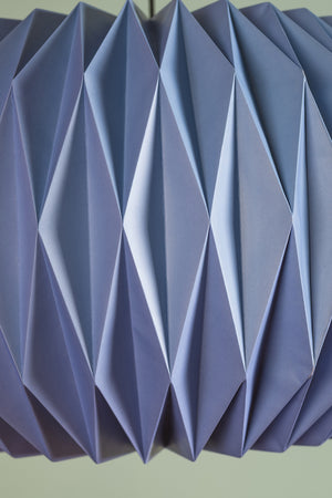 Soft Lavender Sphere Pleated Paper Lampshade