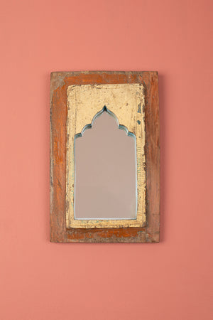 Vintage Wooden Mirror - 1245