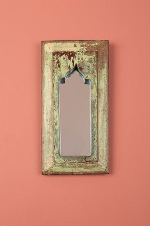 Vintage Wooden Mirror - 1247