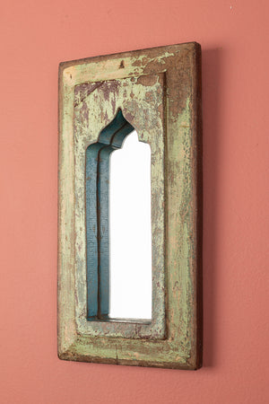 Vintage Wooden Mirror - 1247