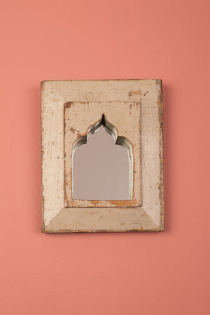 Vintage Wooden Mirror - 1249