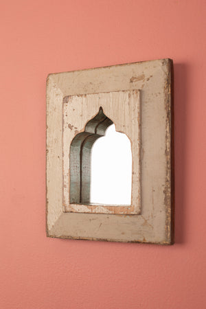 Vintage Wooden Mirror - 1249