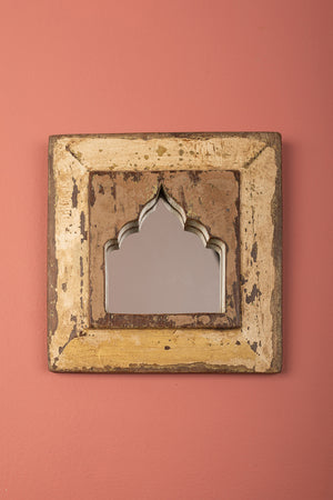 Vintage Wooden Mirror - 1260