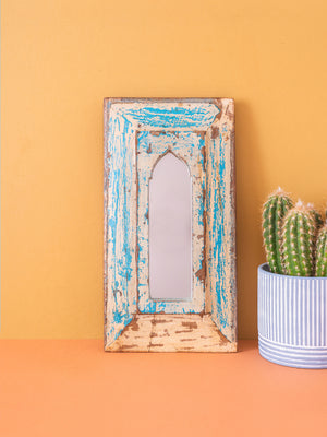 Vintage Wooden Mirror - 701