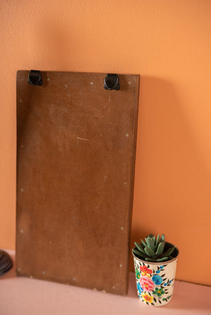 Vintage Wooden Mirror - 863