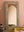 Highly Decorative Arched Wooden Mirror with Mehandi Work