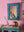 Blue Embroidered Cotton Wall Mirror