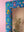 Blue Embroidered Cotton Wall Mirror