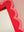 Red & Pink Scalloped Small Wall Mirror (Seconds)