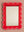 Red & Pink Scalloped Small Wall Mirror (Seconds)