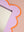 Lilac & Orange Scalloped Medium Wall Mirror (Seconds)