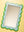 Light Blue & Green Scalloped Medium Wall Mirror (Seconds)