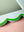 Light Blue & Green Scalloped Medium Wall Mirror (Seconds)