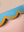 Blue & Brown Scalloped Medium Wall Mirror (Seconds)