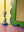 Green & Blue Scalloped Medium Wall Mirror (Seconds)