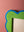 Green & Blue Scalloped Full Length Mirror (Seconds)
