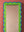 Green & Blue Scalloped Full Length Mirror (Seconds)