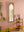 Highly Decorative Arched Full Length Mirror with Mehandi Work