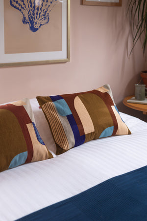 Moab Cotton Embroidered Cushion Cover