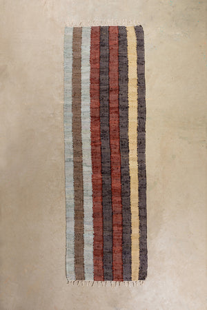 Hygge Tones Striped Recycled Runner Rug