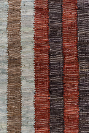 Hygge Tones Striped Recycled Runner Rug