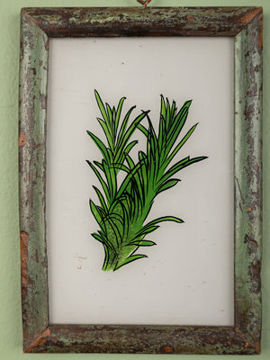 framed painting