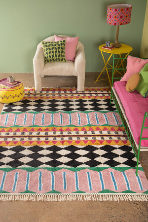 Palazzo Geometric 100% Recycled Extra Large Rug