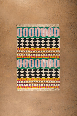 Palazzo Geometric 100% Recycled Area Rug