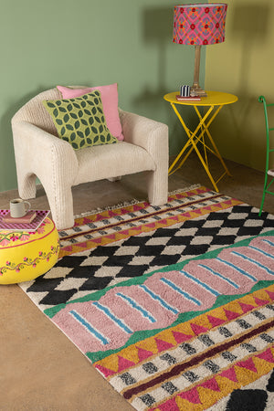 Palazzo Geometric 100% Recycled Extra Large Rug