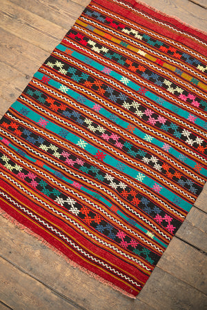 Balikesir Vintage Turkish Rug