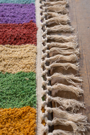 Beryl Striped Recycled Cotton Rug