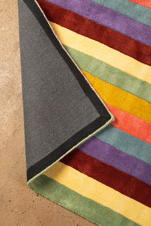 Beryl Striped Medium Recycled Area Rug