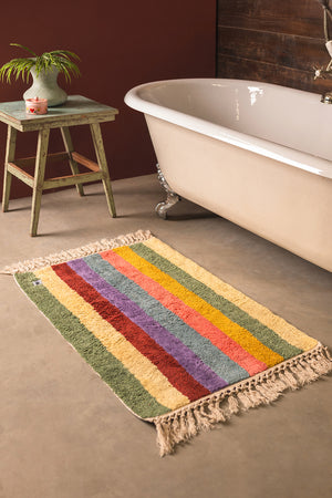 Beryl Striped Recycled Accent Rug
