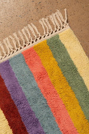 Beryl Striped Recycled Accent Rug