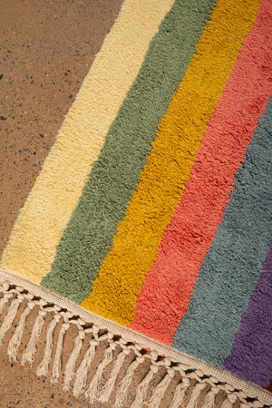 Beryl Striped Recycled Accent Rug