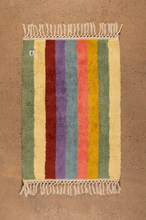 Beryl Striped Recycled Accent Rug