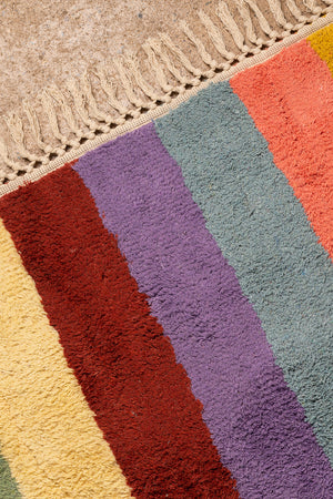 Beryl Striped Medium Recycled Runner Rug