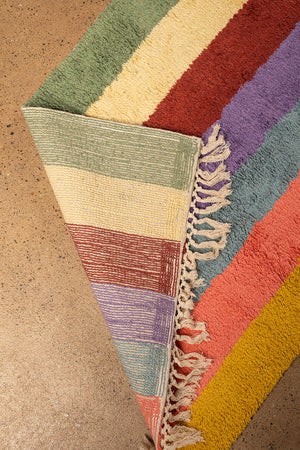 Beryl Striped Medium Recycled Runner Rug