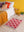 Agatha Pink & Red Heart Recycled Cotton Rug